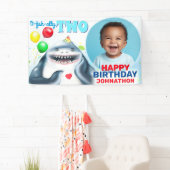 Shark Foto Kindergeburtstag Banner (Insitu)