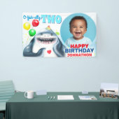 Shark Foto Kindergeburtstag Banner (Messeveranstaltung)