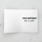 SHARK FOTOGRAFIE FUNNY BIRTHDAY CARD KARTE (Innenseite)