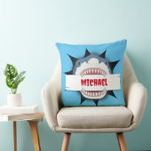 Shark Funny Personalisiert Kissen (Stuhl )