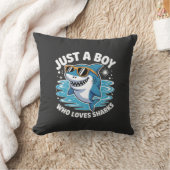Shark Funny Quote Kissen (Decke)