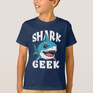 Shark Geek - Niedliches Design für Haifische T-Shirt