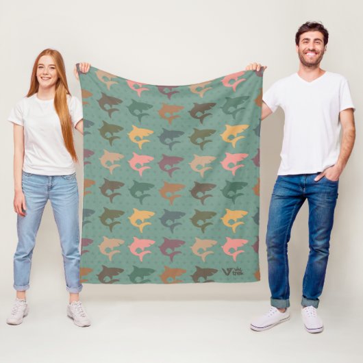 Shark Gift Blanket Vintager Hai Lover Throw Fleecedecke (Beispiel)