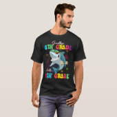 Shark Goodbye 8 th Grade Abschluss Hello 9th Grade T-Shirt (Vorne ganz)