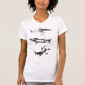 Shark Grunge Ästhetischer T - Shirt (Vorderseite)