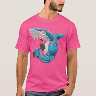 Shark Gym Powerlift Weightlift-Bodybuilding T-Shirt