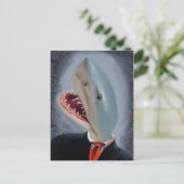 Shark Head Postcard Postkarte (Stehend Vorderseite)