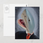 Shark Head Postcard Postkarte (Vorne/Hinten)