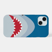 Shark iPhone Case 15 Hülle (Rückseite (Horizontal))