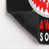 Shark Jawesome 100 Days Schule Niedlich Spaß Gesch Mousepad (Ecke)