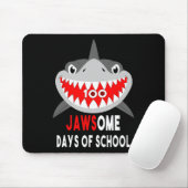 Shark Jawesome 100 Days Schule Niedlich Spaß Gesch Mousepad (Mit Mouse)