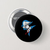 Shark Karate Martial Arts Kickboxing Jiu-jitsu Tae Button (Vorne & Hinten)