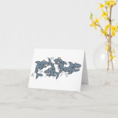 Shark! Karte (Gelbe Blume)