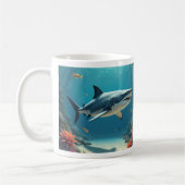 Shark Keramik Kaffee Tasse (Links)