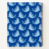 Shark Kid's Niedliches Kawaii-Notebook Notizblock (Rückseite)