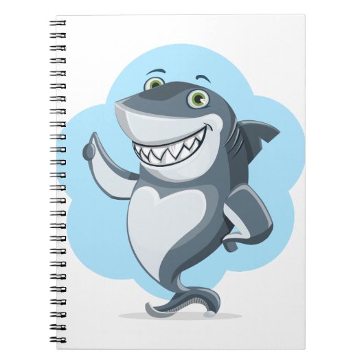 Shark Laughing Notizblock (Vorderseite)