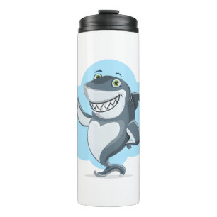 Shark Laughing Thermosbecher