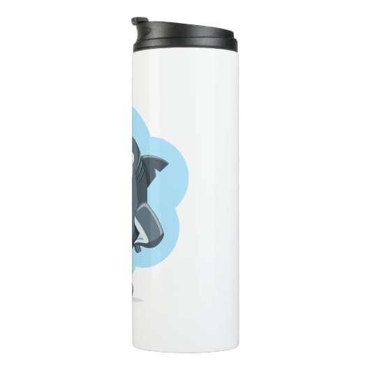 Shark Laughing Thermosbecher (Nach rechts gedreht)