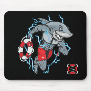 Shark Lifeguard Mousepad