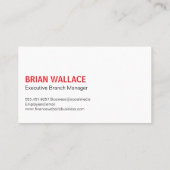 Shark Logo | Küstenstrand Visitenkarte (Rückseite)