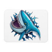 Shark logo T-Shirt Magnet (Horizontal)