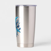 Shark logo T-Shirt Thermobecher (Links)