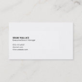 Shark Logo Visitenkarte (Rückseite)