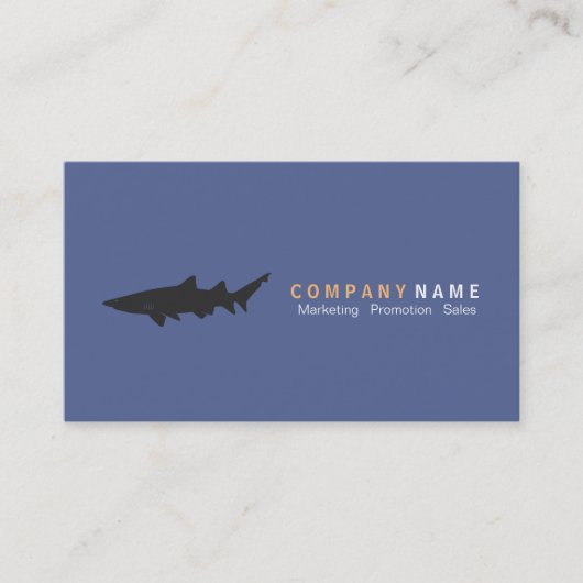 Shark Logo Visitenkarte (Vorderseite)
