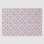 Shark Love Valentine Tissue Paper in White Seidenpapier (Vorderseite)