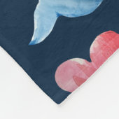 Shark Lover Card Fleecedecke (Ecke)