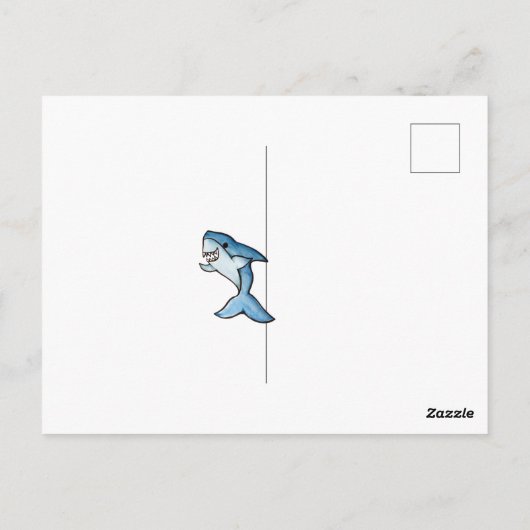 Shark Lover Card Postkarte (Rückseite)