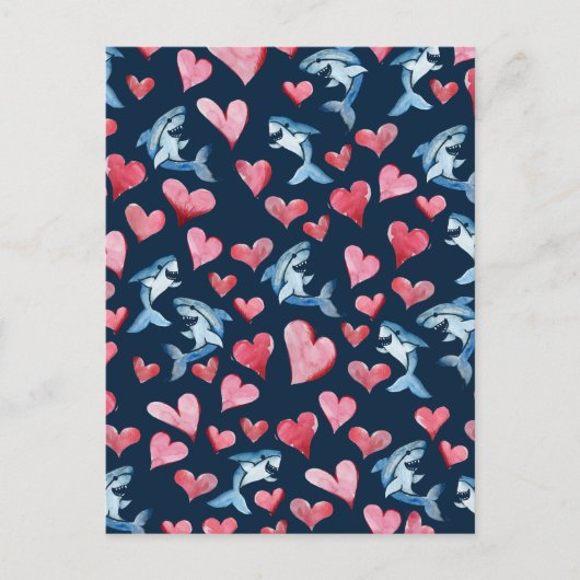 Shark Lover Card Postkarte (Vorderseite)