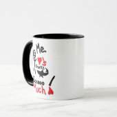 Shark Lover Cartoon Tasse (Vorderseite Links)