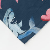 Shark Lover Fleecedecke (Ecke)