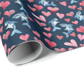 Shark Lover Geschenkpapier (Rolleneckpunkt)