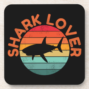 SHARK LOVER GETRÄNKEUNTERSETZER