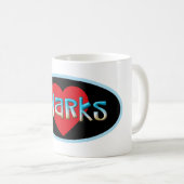 Shark Lover Kaffeetasse (VorderseiteRechts)