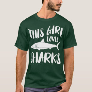 Shark Lover Marine Biology This Girl Lieben Haie T-Shirt