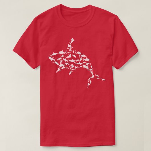 Shark Lover Meeresbiologie Tierwissenschaft T-Shirt (Design vorne)