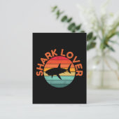 SHARK LOVER POSTKARTE (Stehend Vorderseite)