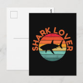 SHARK LOVER POSTKARTE (Vorne/Hinten)