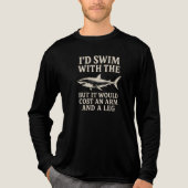 Shark lover  Tri-Blend shirt (Vorderseite)