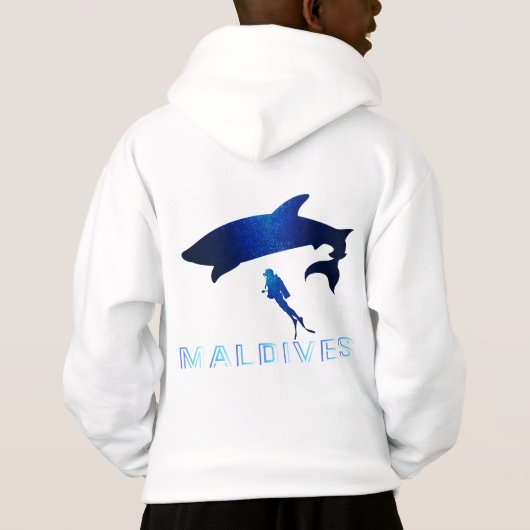 SHARK MALDIVES HOODIE (Rückseite)