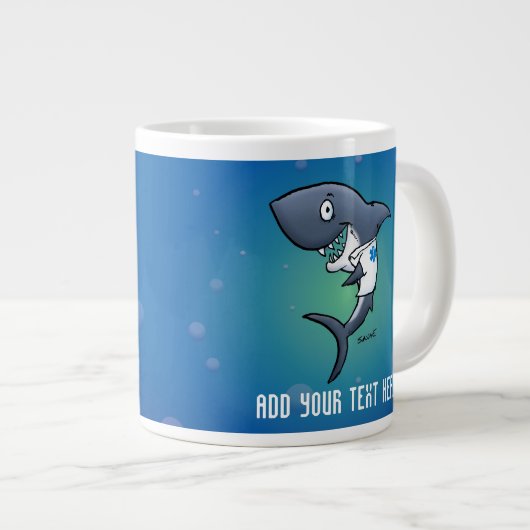 Shark Medical Healthcare Jumbo-Tasse (Vorderseite Rechts)