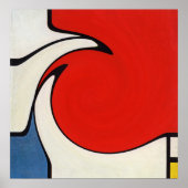 Shark Mondrian Poster (Vorne)