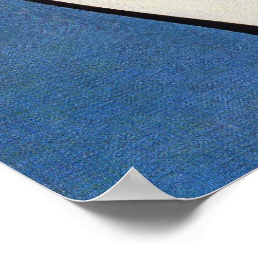 Shark Mondrian Poster (Ecke)