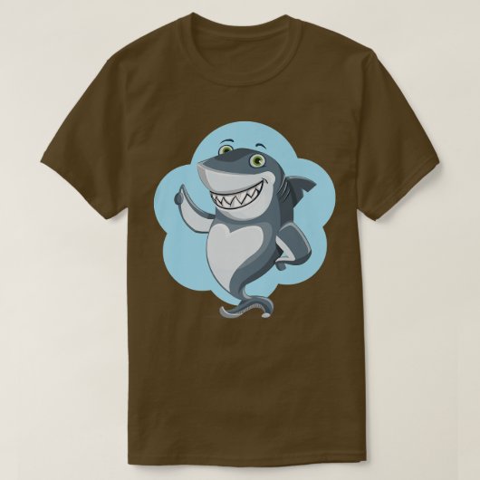 Shark Motif Boys Shark T-Shirt (Design vorne)