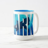 Shark Mug Zweifarbige Tasse (VorderseiteRechts)