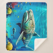 Shark Ocean Predator Art Sherpadecke (Vorderseite)