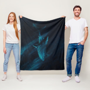 Shark Original 50 x 60 Fleece-Decke Fleecedecke
